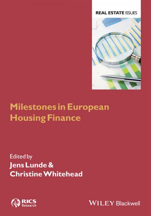 Cover of the book Milestones in European Housing Finance by , Wiley