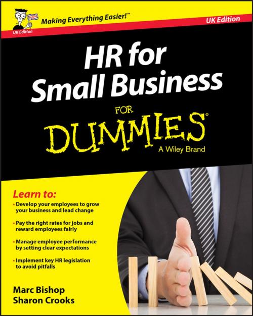 Cover of the book HR for Small Business For Dummies - UK by Marc Bishop, Sharon Crooks, Wiley