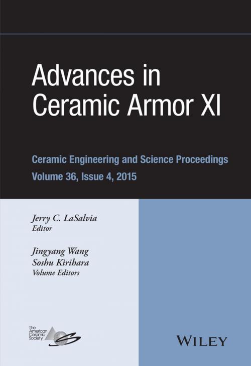 Cover of the book Advances in Ceramic Armor XI by Jingyang Wang, Soshu Kirihara, Wiley