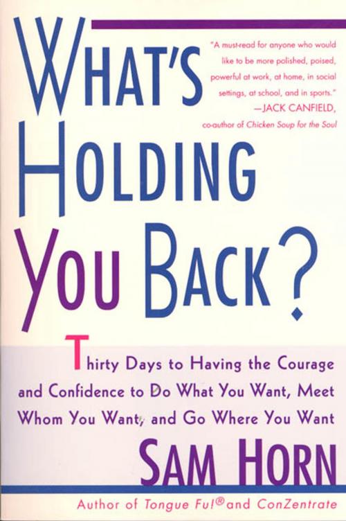 Cover of the book What's Holding You Back? by Sam Horn, St. Martin's Press