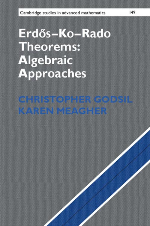Cover of the book Erdős–Ko–Rado Theorems: Algebraic Approaches by Christopher Godsil, Karen Meagher, Cambridge University Press