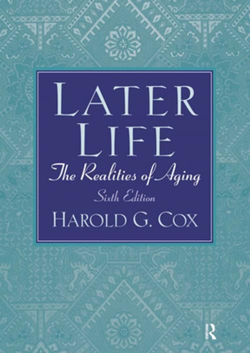 Cover of the book Later Life by Harold G. Cox, Taylor and Francis