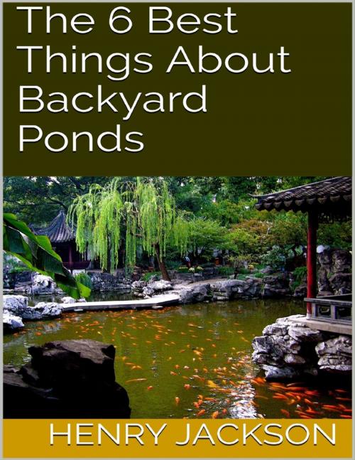 Cover of the book The 6 Best Things About Backyard Ponds by Henry Jackson, Lulu.com