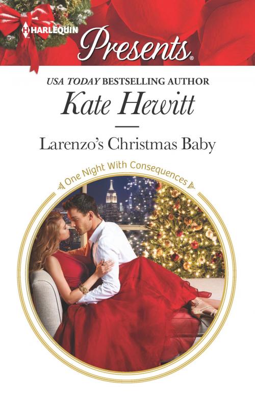 Cover of the book Larenzo's Christmas Baby by Kate Hewitt, Harlequin