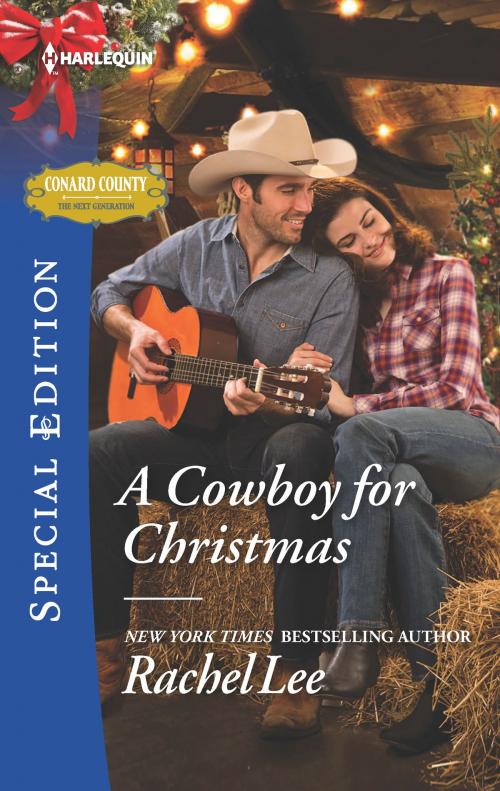 Cover of the book A Cowboy for Christmas by Rachel Lee, Harlequin