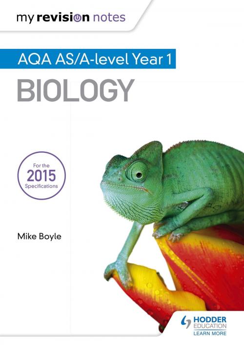 Cover of the book My Revision Notes: AQA AS Biology Second Edition by Mike Boyle, Hodder Education