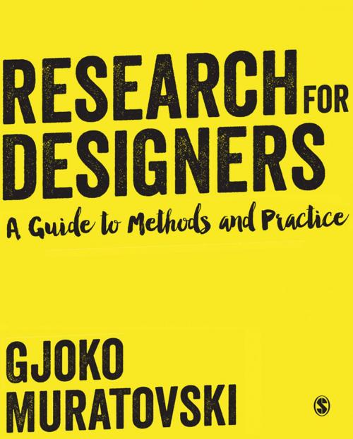 Cover of the book Research for Designers by Gjoko Muratovski, SAGE Publications