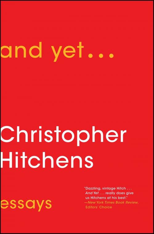 Cover of the book And Yet... by Christopher Hitchens, Simon & Schuster