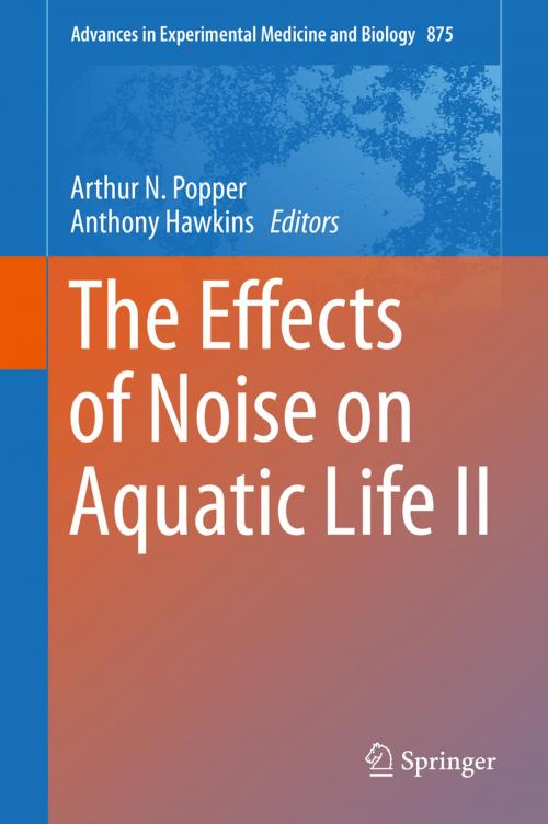 Cover of the book The Effects of Noise on Aquatic Life II by , Springer New York