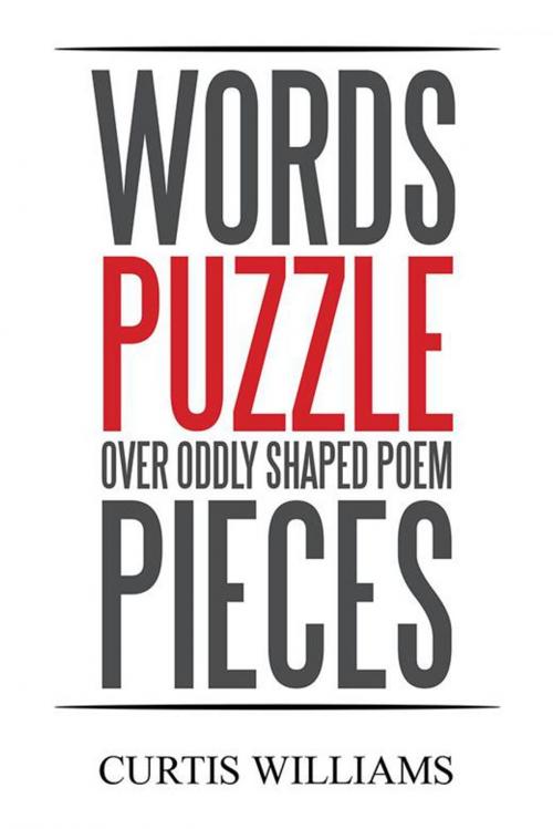 Cover of the book Words Puzzle over Oddly Shaped Poem Pieces by Curtis Williams, Xlibris US