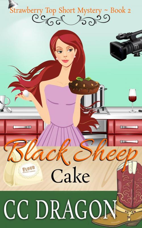 Cover of the book Black Sheep Cake (Strawberry Top Short Mystery 2) by CC Dragon, Cheryl Dragon