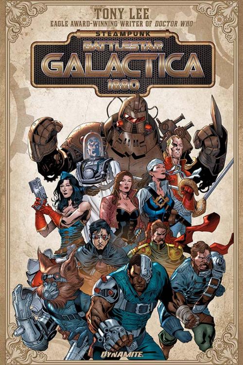 Cover of the book Steampunk Battlestar Galactica 1880 by Tony Lee, Dynamite Entertainment