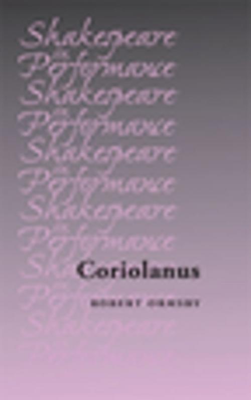Cover of the book Coriolanus by Robert Ormsby, Manchester University Press