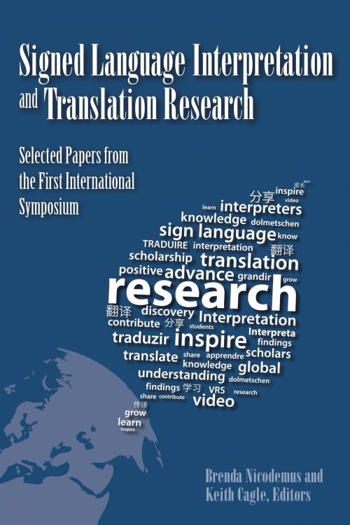 Cover of the book Signed Language Interpretation and Translation Research by , Gallaudet University Press