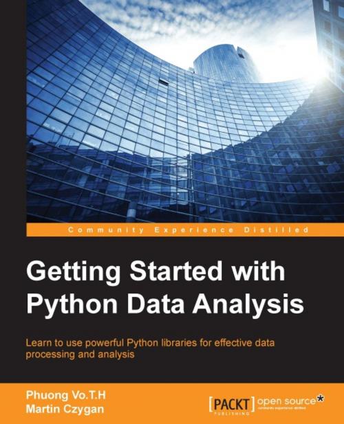 Cover of the book Getting Started with Python Data Analysis by Phuong Vo.T.H, Martin Czygan, Packt Publishing