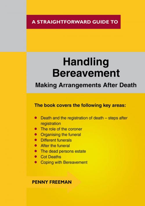 Cover of the book Handling Bereavement by Penny Freeman, Straightforward Publishing