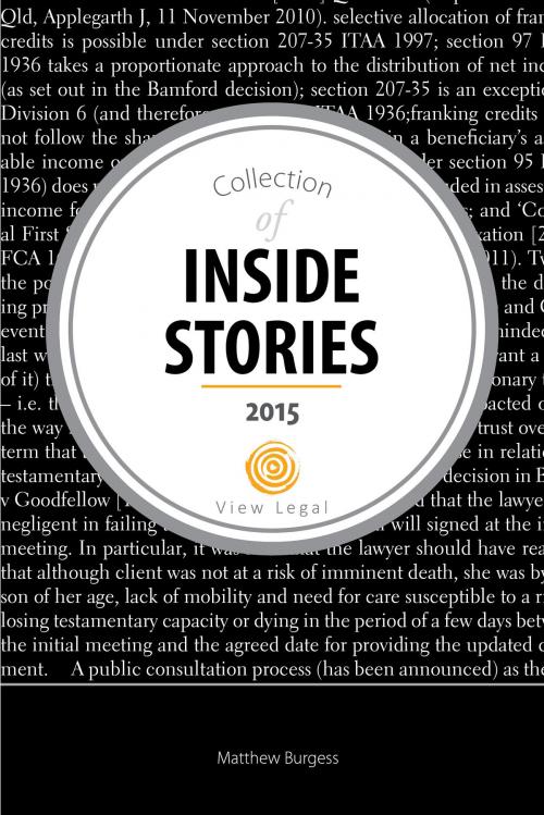 Cover of the book Collection of Inside Stories 2015 by Matthew Burgess, Matthew Burgess