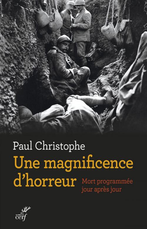Cover of the book Une magnificence d'horreur by Paul Christophe, Editions du Cerf