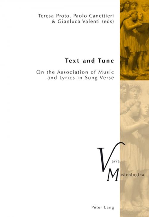 Cover of the book Text and Tune by , Peter Lang