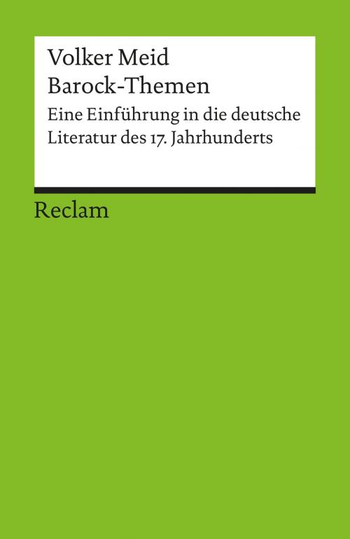 Cover of the book Barock-Themen by Volker Meid, Reclam Verlag