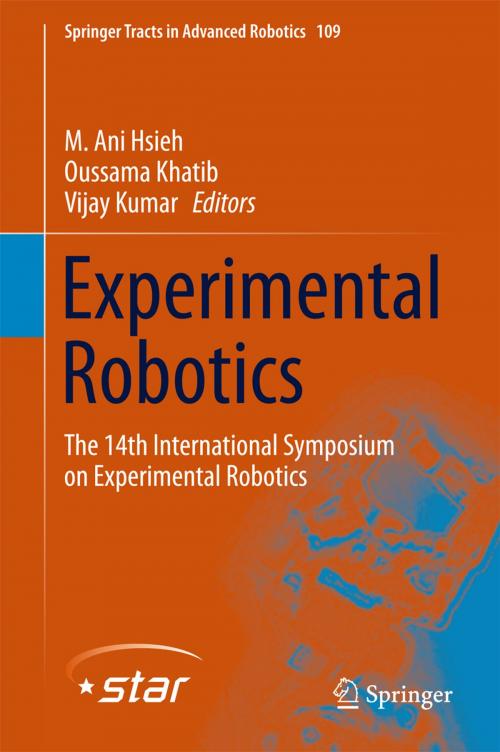 Cover of the book Experimental Robotics by , Springer International Publishing