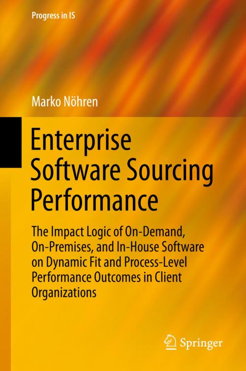 Cover of the book Enterprise Software Sourcing Performance by Marko Nöhren, Springer International Publishing
