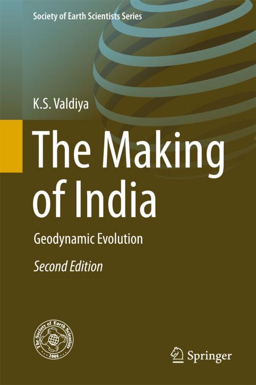 Cover of the book The Making of India by K.S. Valdiya, Springer International Publishing