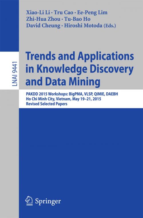 Cover of the book Trends and Applications in Knowledge Discovery and Data Mining by , Springer International Publishing