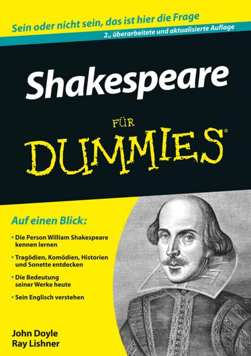 Cover of the book Shakespeare für Dummies by John Doyle, Ray Lischner, Wiley