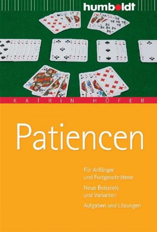 Cover of the book Patiencen by Katrin Höfer, Humboldt