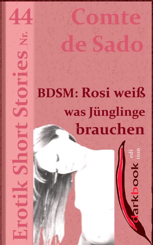 Cover of the book BDSM: Rosi weiß was Jünglinge brauchen by Comte de Sado, darkbook.de