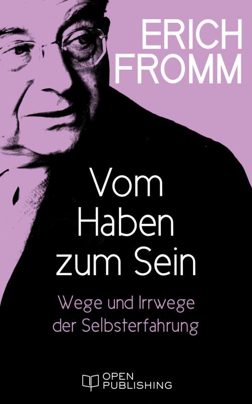 Cover of the book Vom Haben zum Sein. Wege und Irrwege der Selbsterfahrung by Erich Fromm, Edition Erich Fromm