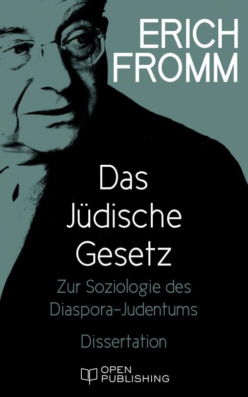Cover of the book Das Jüdische Gesetz by Erich Fromm, Edition Erich Fromm