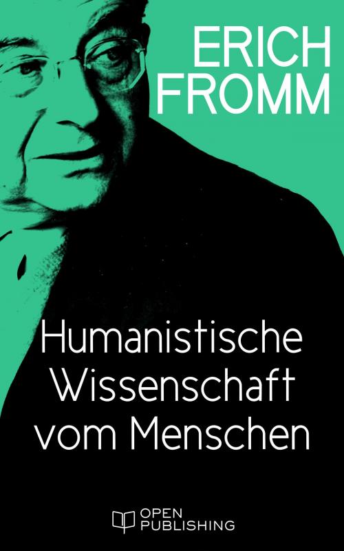 Cover of the book Humanistische Wissenschaft vom Menschen by Erich Fromm, Edition Erich Fromm