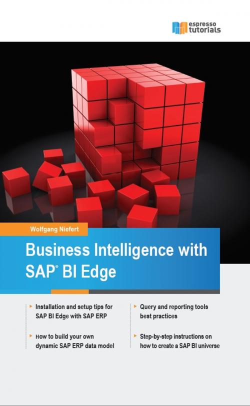 Cover of the book Business Intelligence with SAP BI Edge by Wolfgang Niefert, Espresso Tutorials GmbH