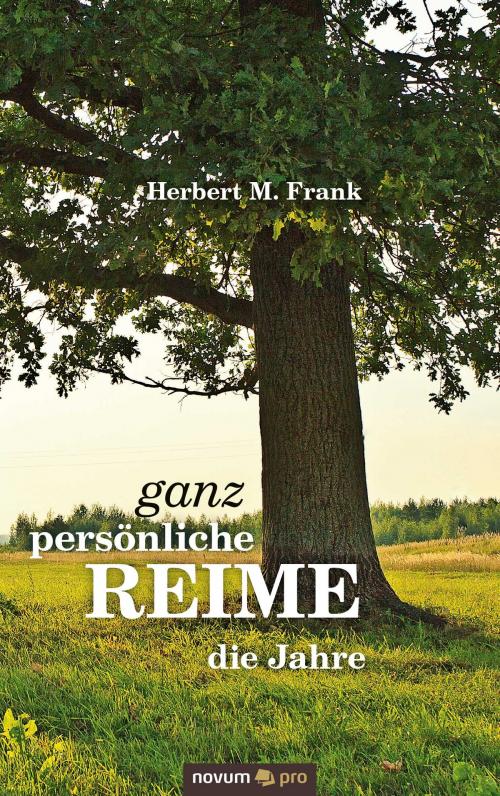 Cover of the book ganz persönliche REIME by Herbert M. Frank, novum pro Verlag