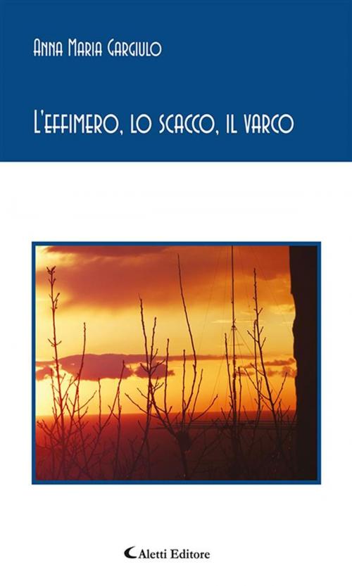 Cover of the book L’effimero, lo scacco, il varco by Anna Maria Gargiulo, Aletti Editore