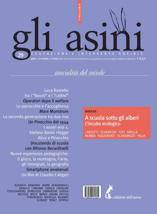 Cover of the book Gli asini n. 29. Rivista di educazione e intervento sociale by AA.VV., Edizioni dell'Asino