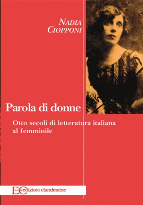 Cover of the book Parola di donne by Nadia Ciopponi, Edizioni Clandestine