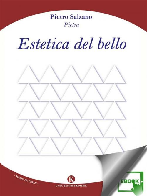 Cover of the book Estetica del bello by Salzano Pietro, Kimerik