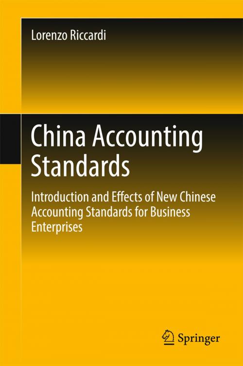 Cover of the book China Accounting Standards by Lorenzo Riccardi, Springer Singapore