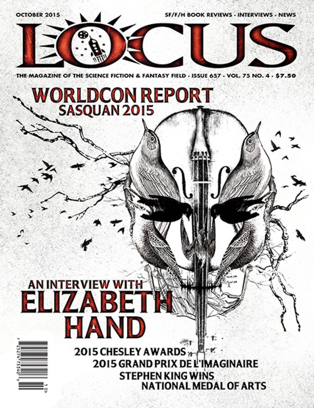 Big bigCover of Locus Magazine, Issue #657, October 2015