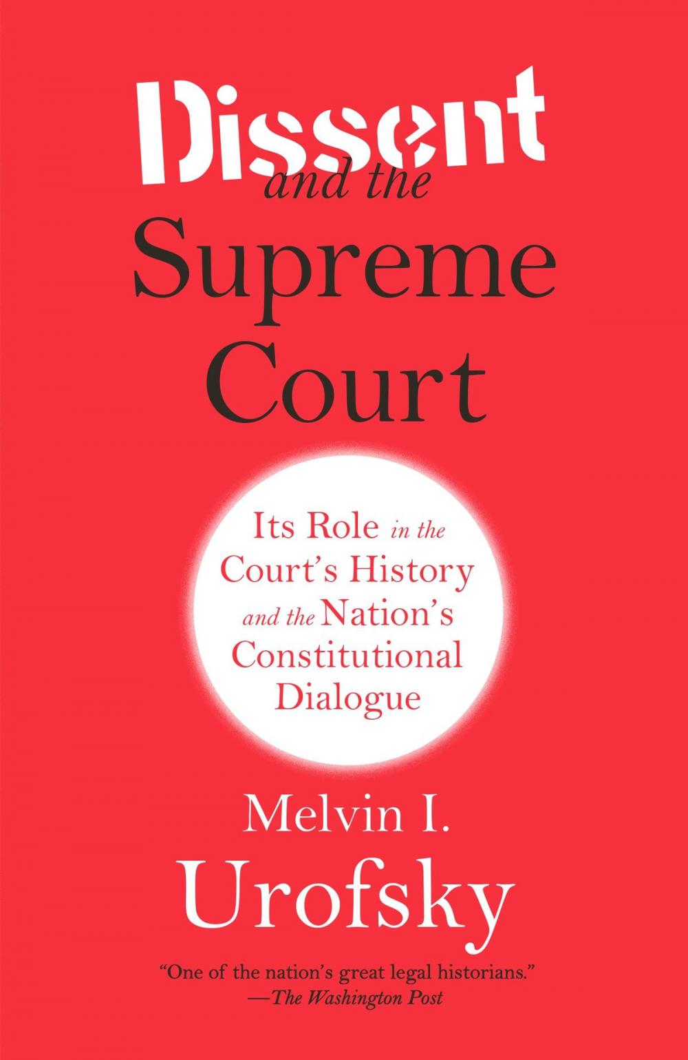 Big bigCover of Dissent and the Supreme Court