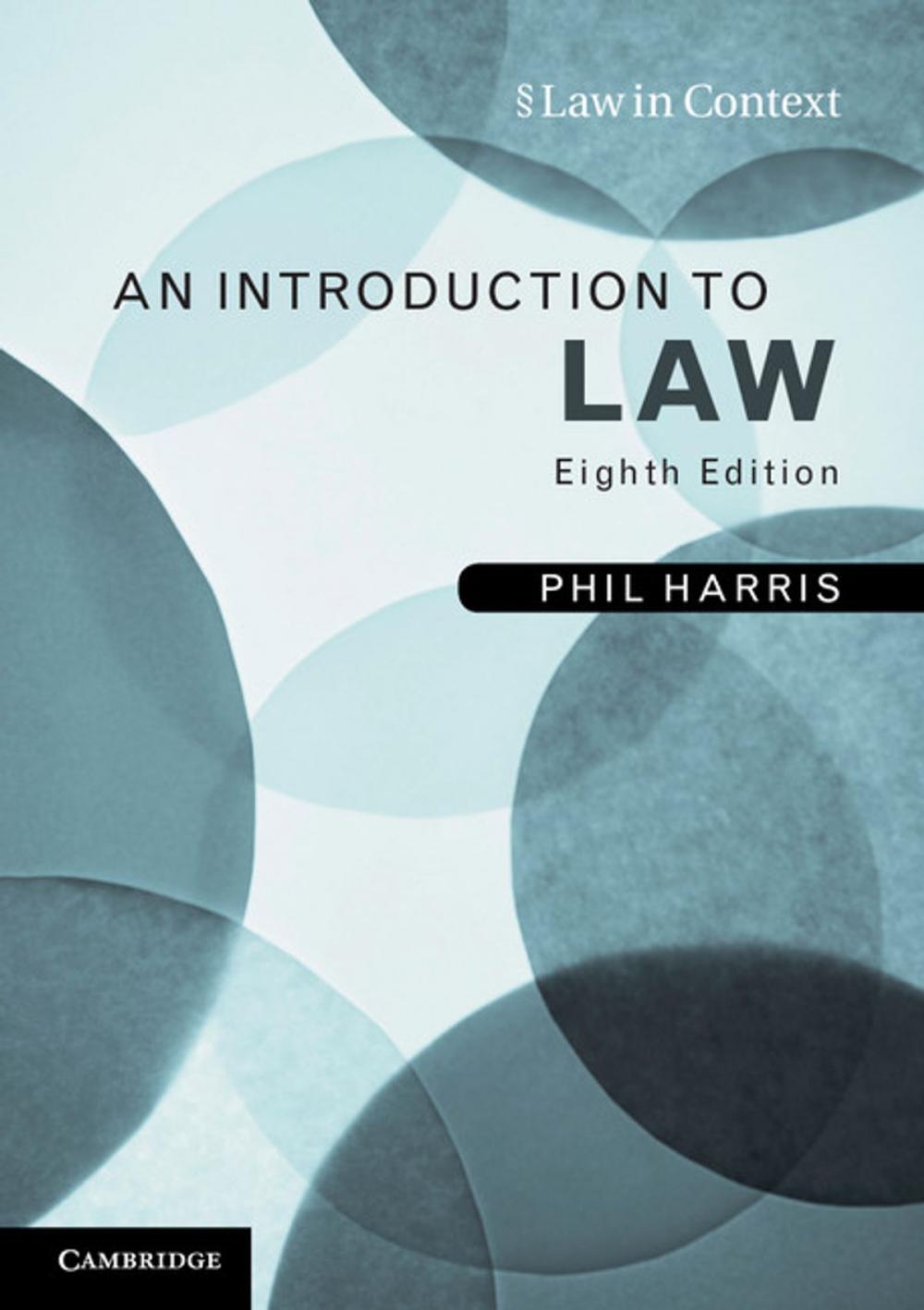 Big bigCover of An Introduction to Law