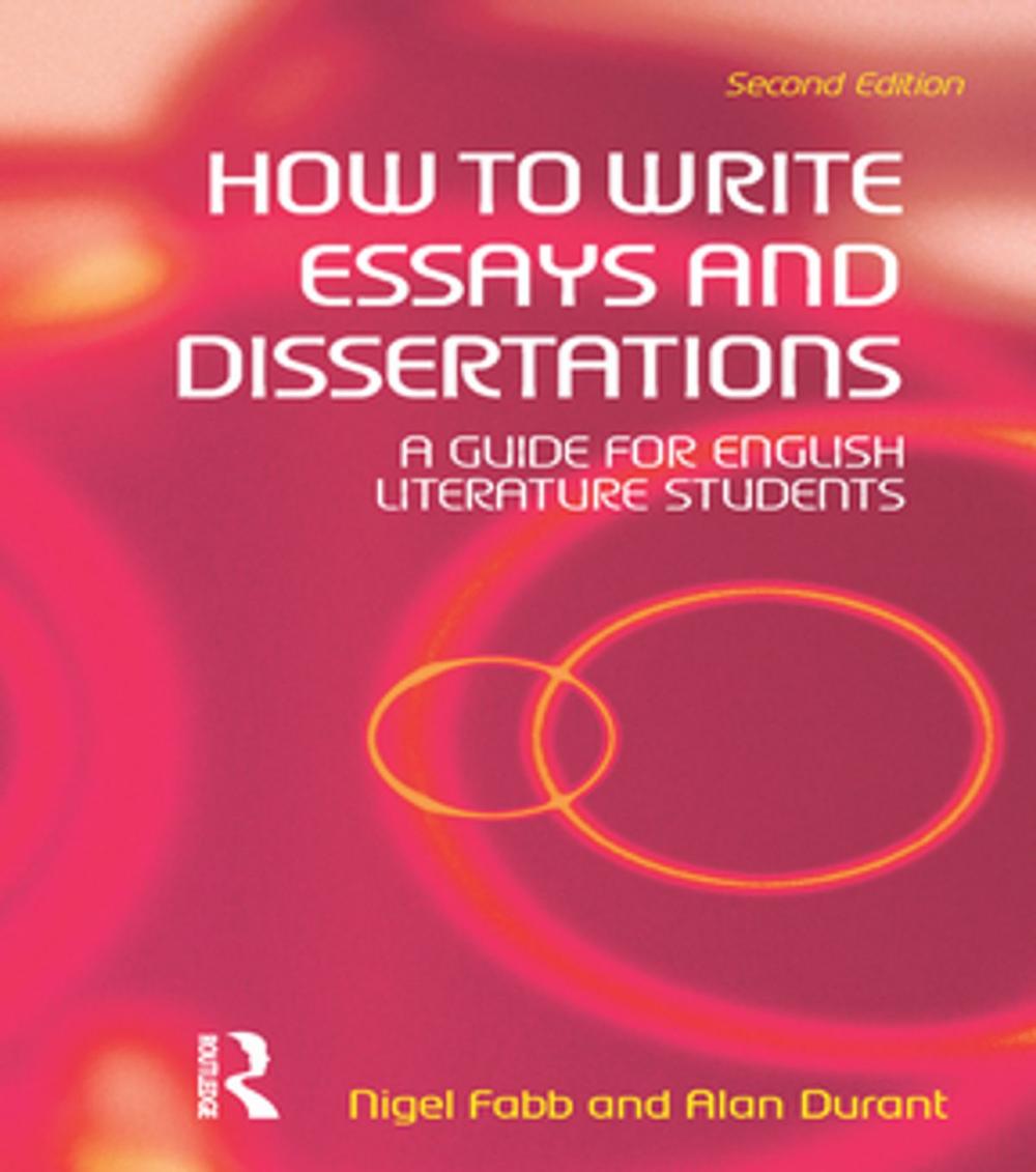 Big bigCover of How to Write Essays and Dissertations