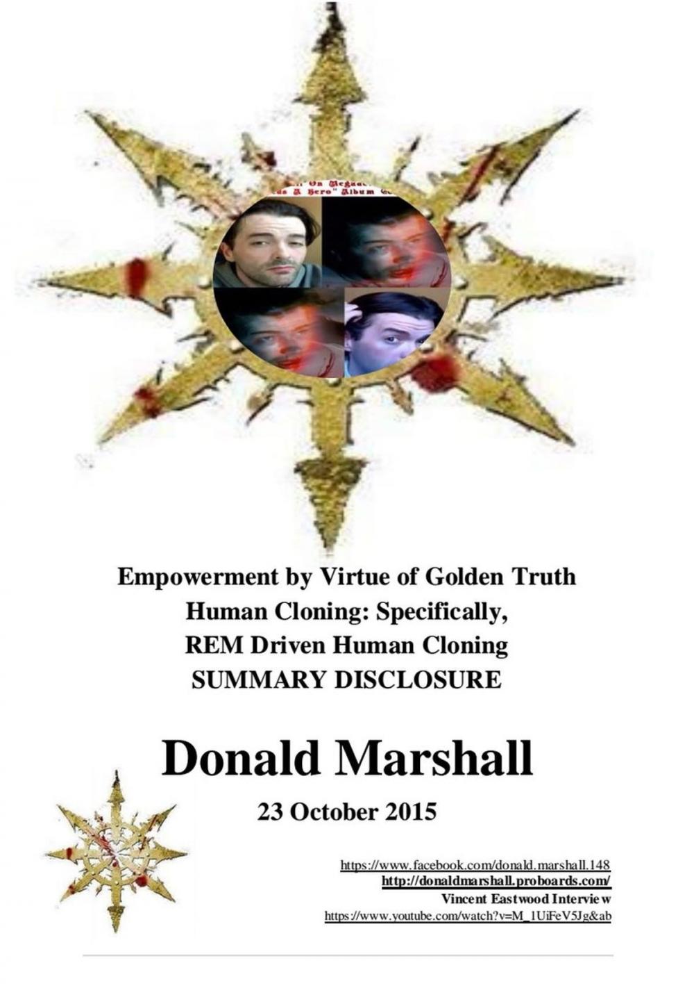 Big bigCover of Empowerment by Virtue of Golden Truth, Human Cloning: Specifically R.E.M Driven Human Cloning, Summary Disclosure