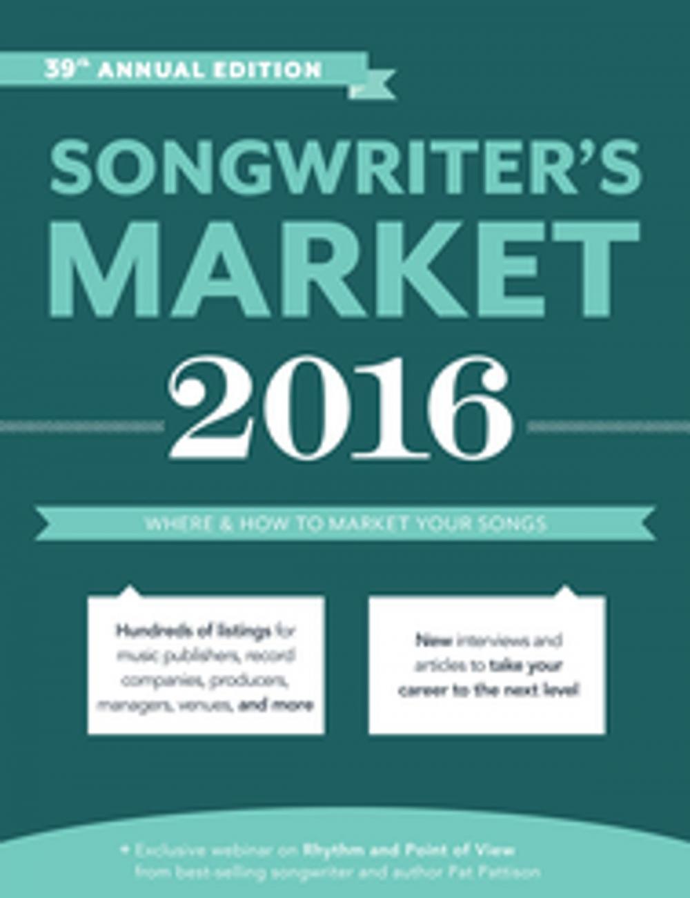 Big bigCover of Songwriter's Market 2016