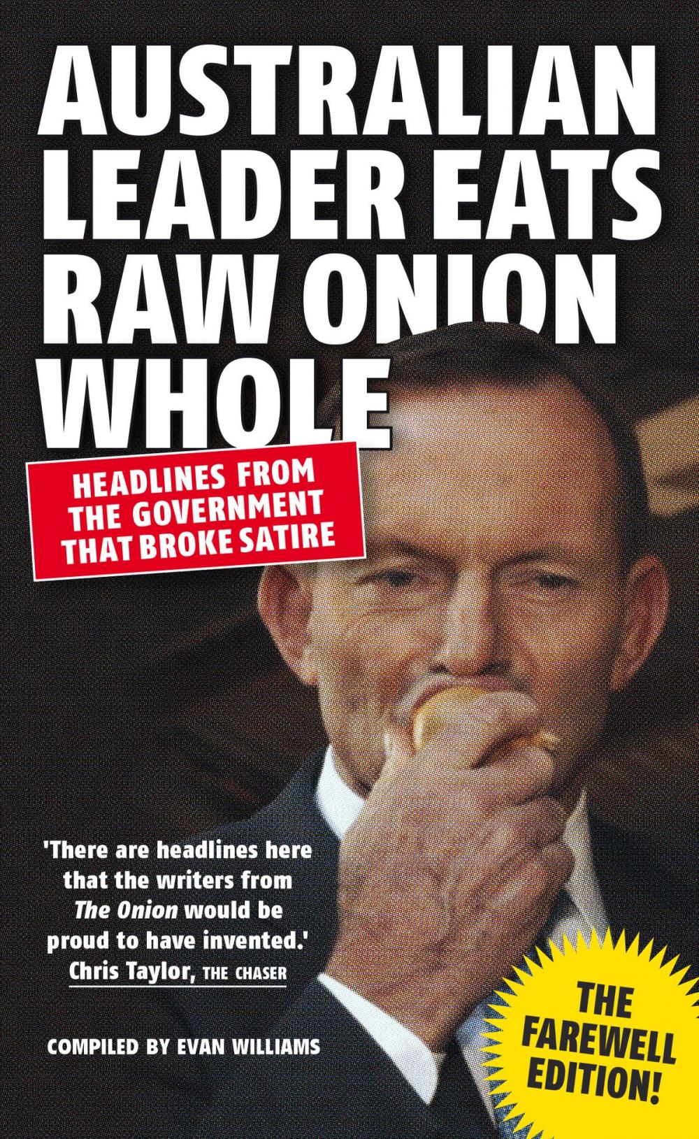 Big bigCover of Australian Leader Eats Raw Onion Whole