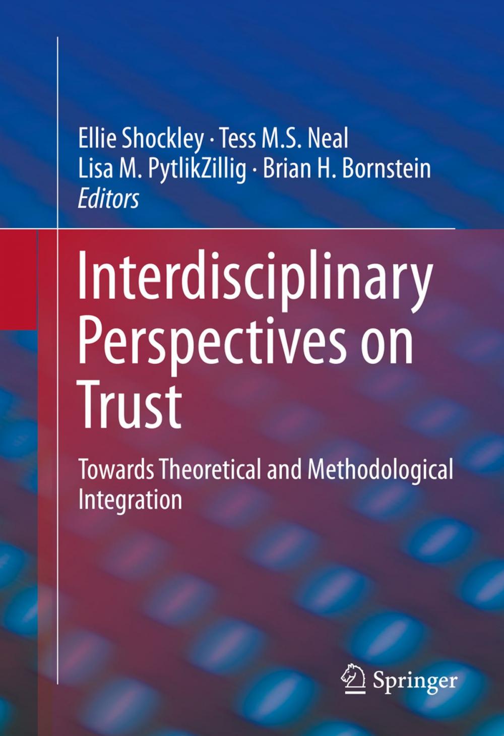 Big bigCover of Interdisciplinary Perspectives on Trust