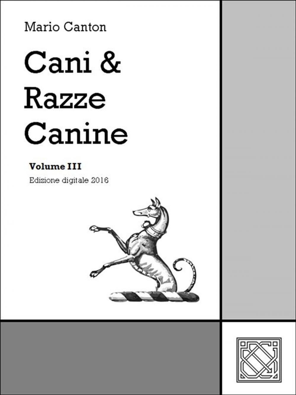 Big bigCover of Cani & Razze Canine - Vol. III